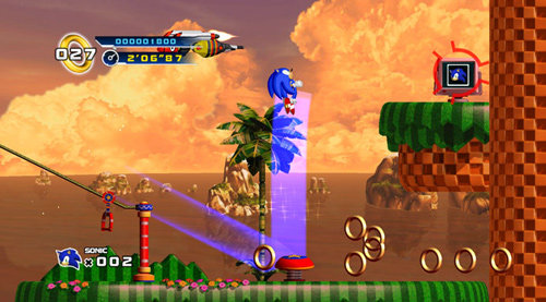 Sonic The Hedgehog 4 — Splash Hill Zone Screenshot
