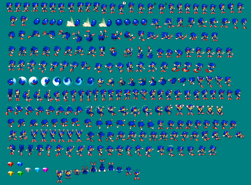 Sonic 3 Complete Sprites