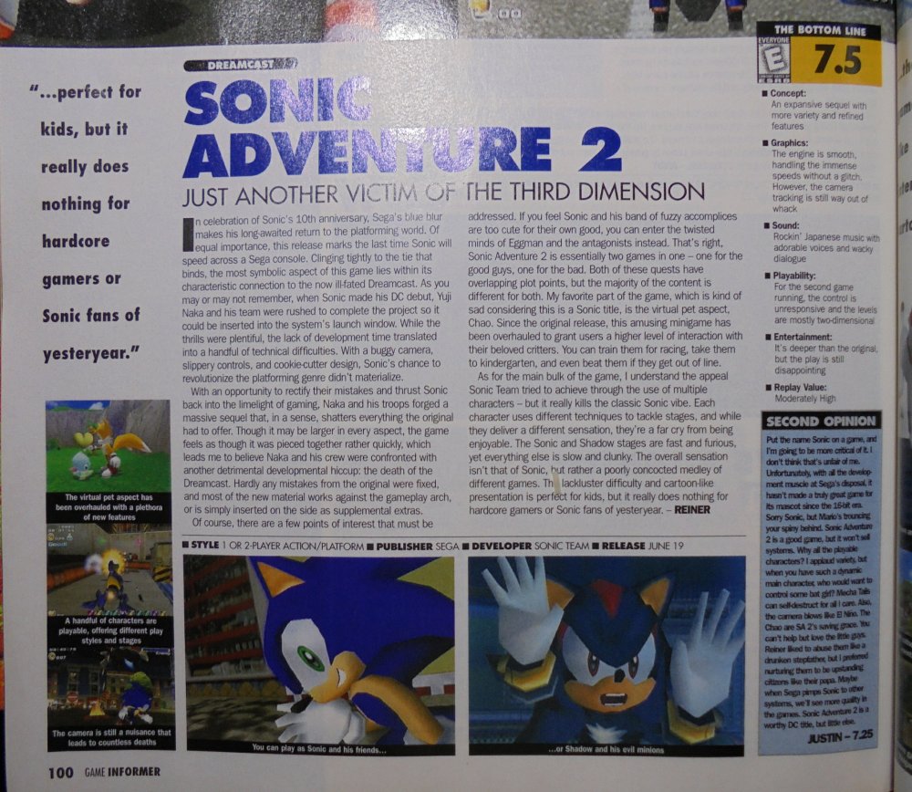 game informer sa2 review.jpg