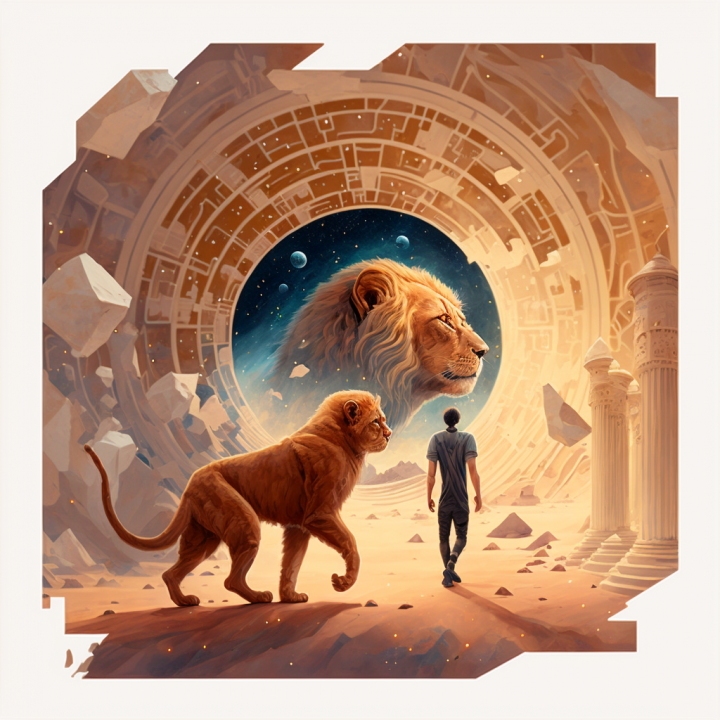 Kitten_ginger_guy_goes_through_fantasy_maze_temple_lion_cub 2.png