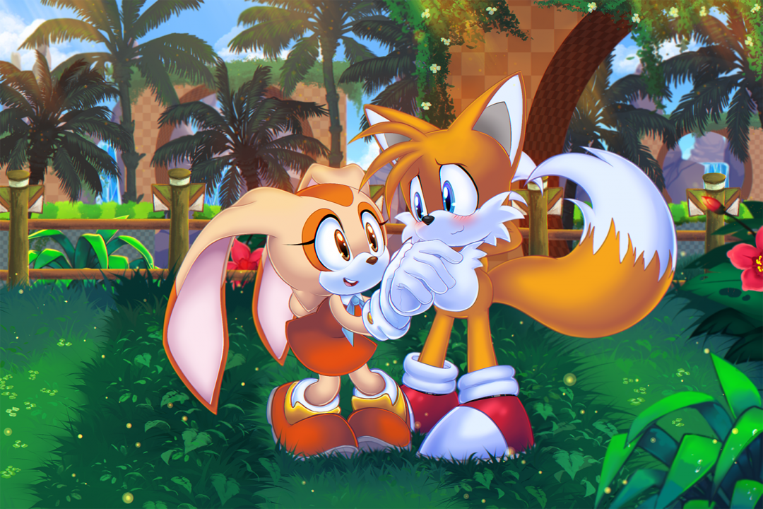 Cream_x_Tails_Green Hill_by_NightAngelTDC.png